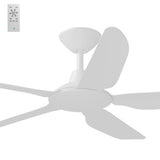 Calibo Storm 52" (1320mm) 5 Blade Indoor/Outdoor DC Ceiling Fan and Remote | White - Dubbo Lighting Centre