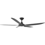 Calibo Storm 56" (1430mm) 5 Blade Indoor/Outdoor DC Ceiling Fan and Remote | Matte Black - Dubbo Lighting Centre