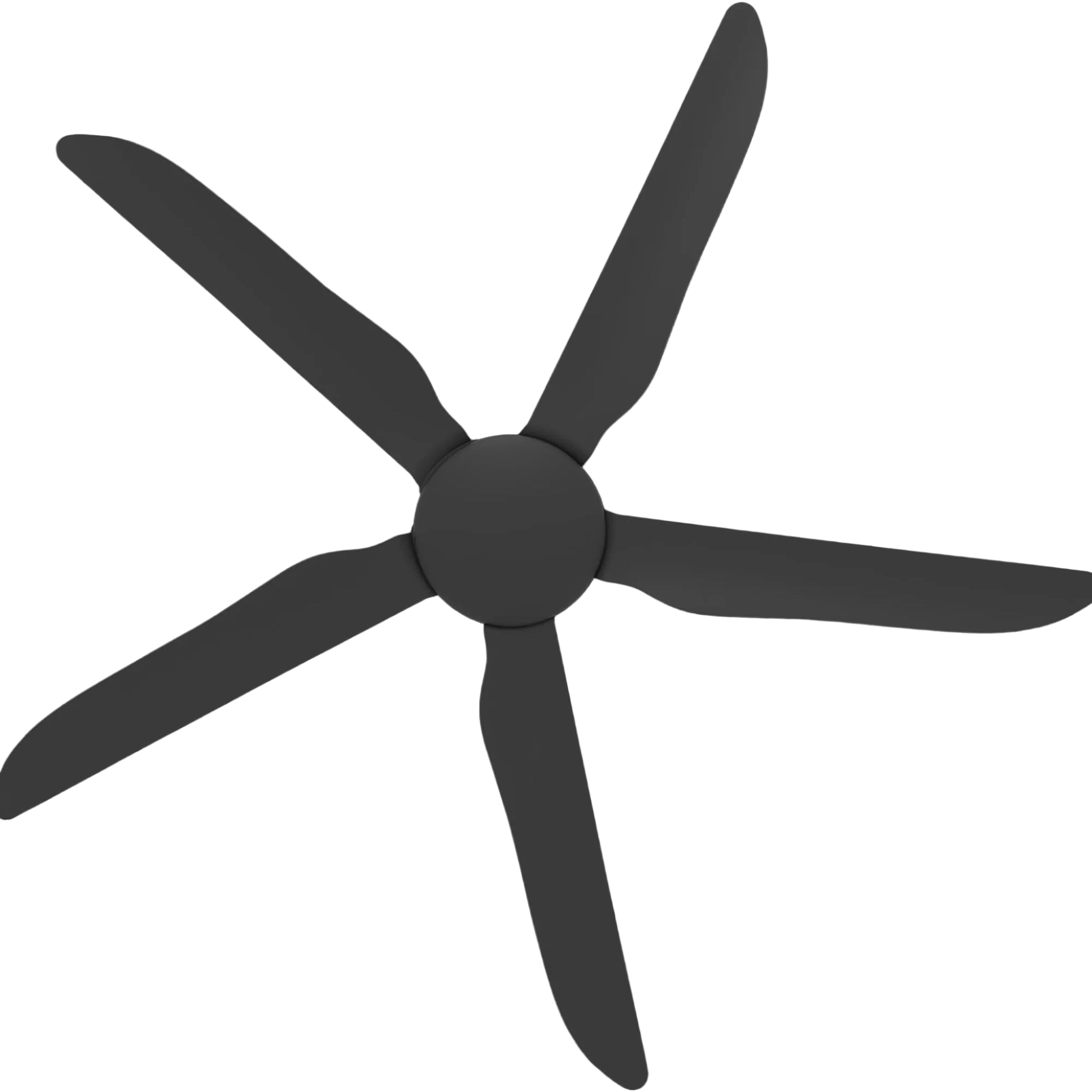 Calibo Storm 56" (1430mm) 5 Blade Indoor/Outdoor DC Ceiling Fan and Remote | Matte Black - Dubbo Lighting Centre