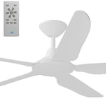 Calibo Storm 56" (1430mm) 5 Blade Indoor/Outdoor DC Ceiling Fan and Remote | White - Dubbo Lighting Centre