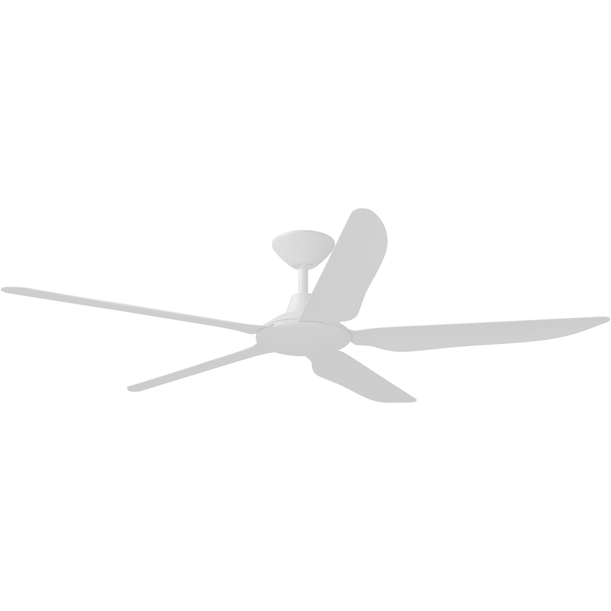 Calibo Storm 56" (1430mm) 5 Blade Indoor/Outdoor DC Ceiling Fan and Remote | White - Dubbo Lighting Centre