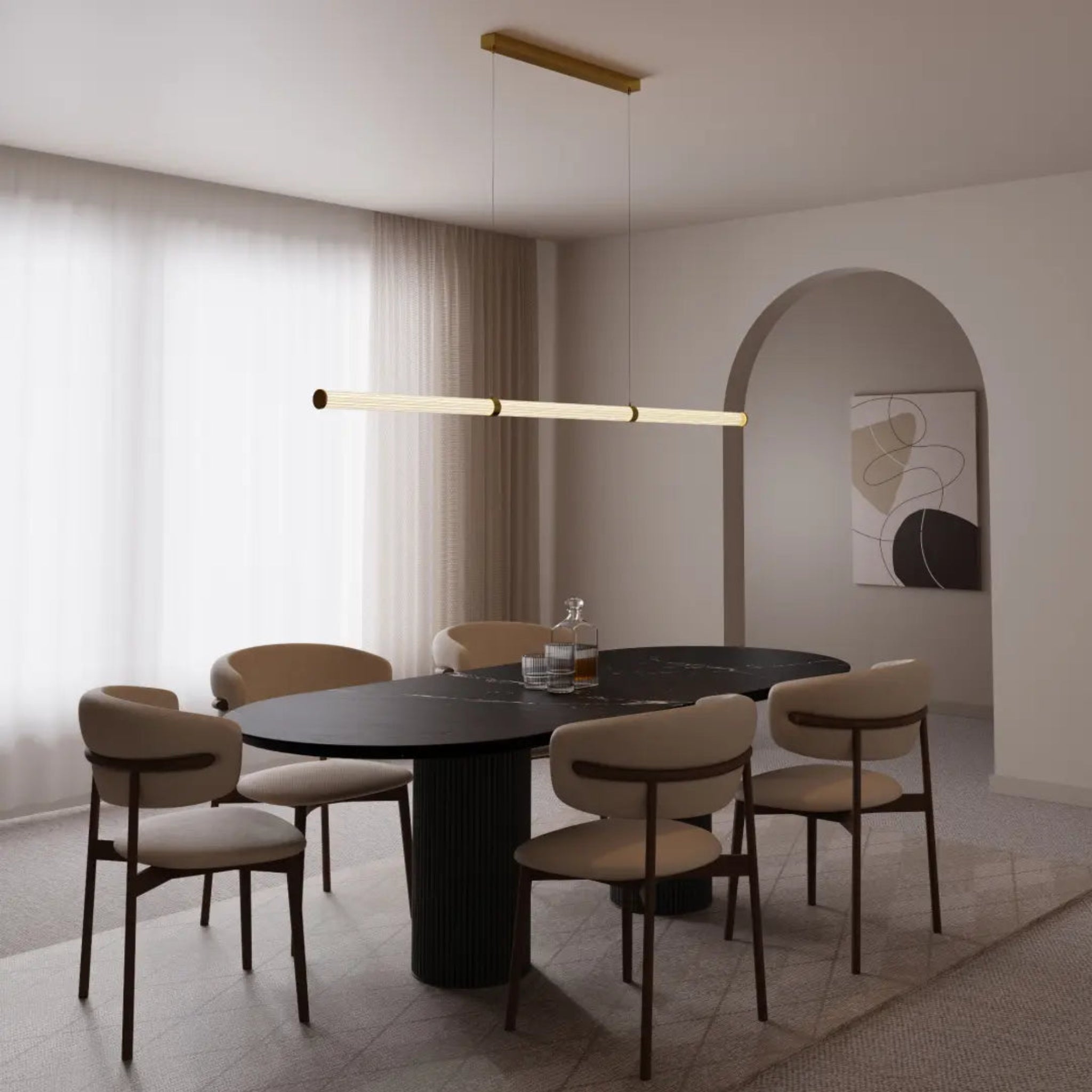 Charm Linear Pendant Light - Dubbo Lighting Centre