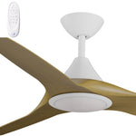 CloudFan 60" (1520mm) ABS DC Ceiling Fan with 20W CCT LED Light and Remote - Dubbo Lighting Centre