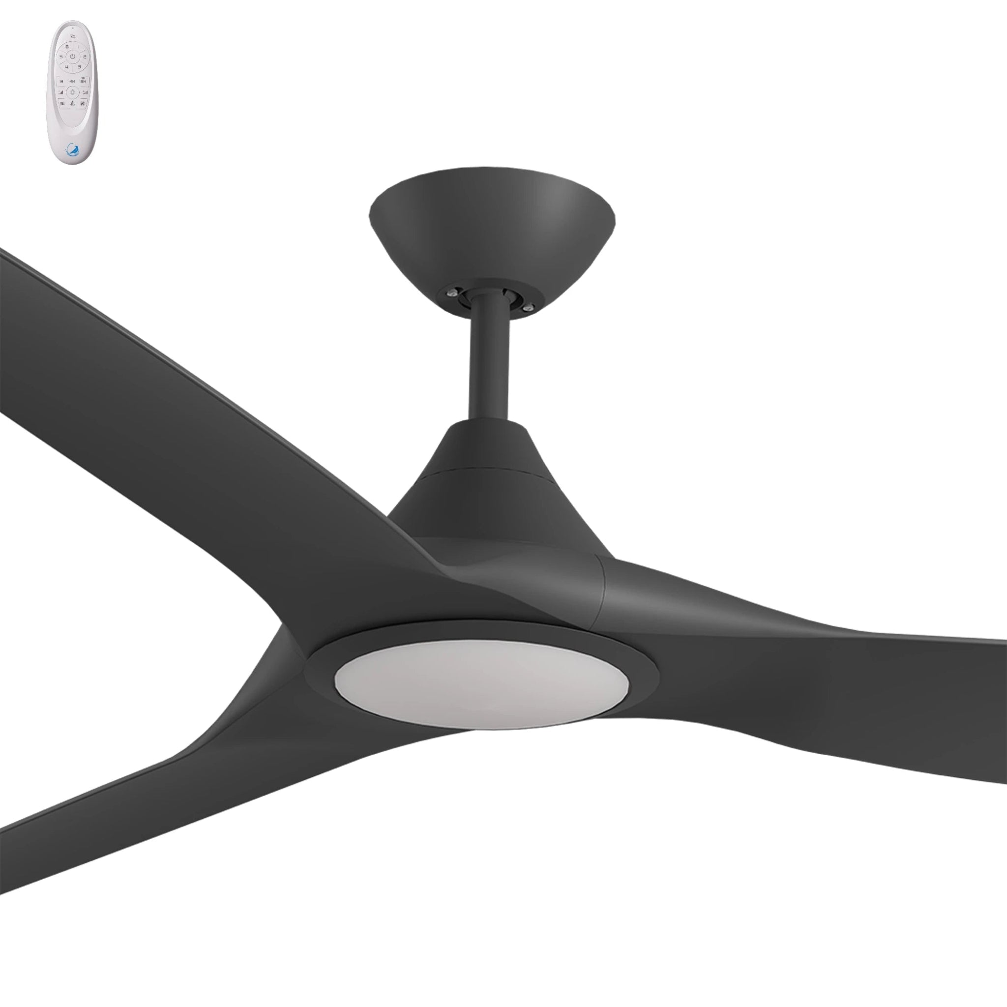 CloudFan 72" (1830mm) ABS DC Ceiling Fan with 20W CCT LED Light and Remote - Dubbo Lighting Centre