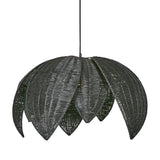Bali Rattan Pendant Light, Large, Black