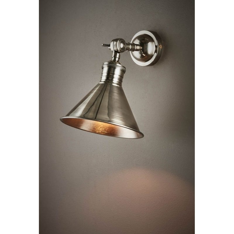 Ventura Metal Wall Sconce, Antique Silver
