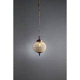 Palermo Italian Inspired Crystal Pendant Light, 20cm