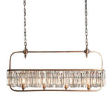 Montreal Glass & Brass Pendant Light