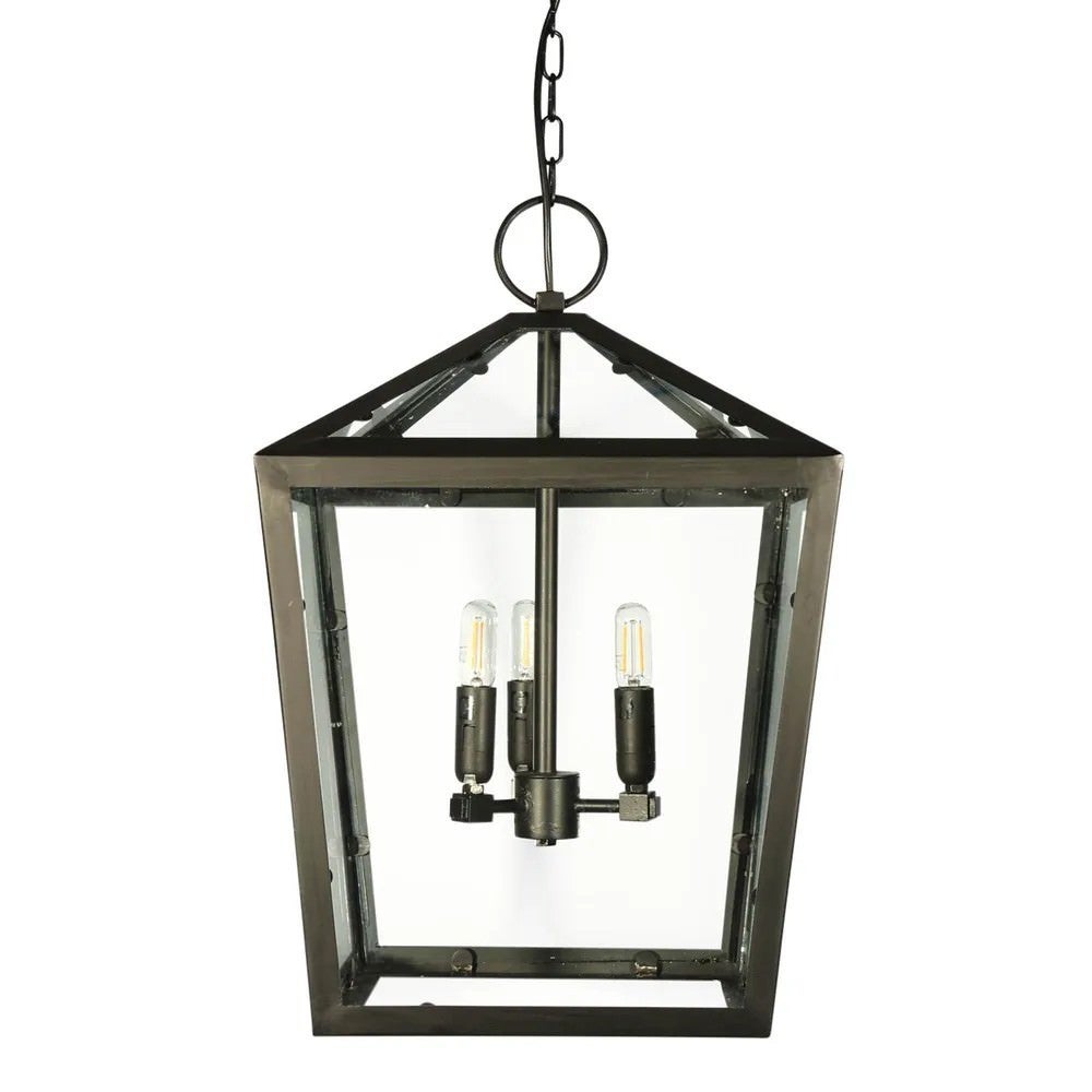 Banson Iron Pendant Light, Black