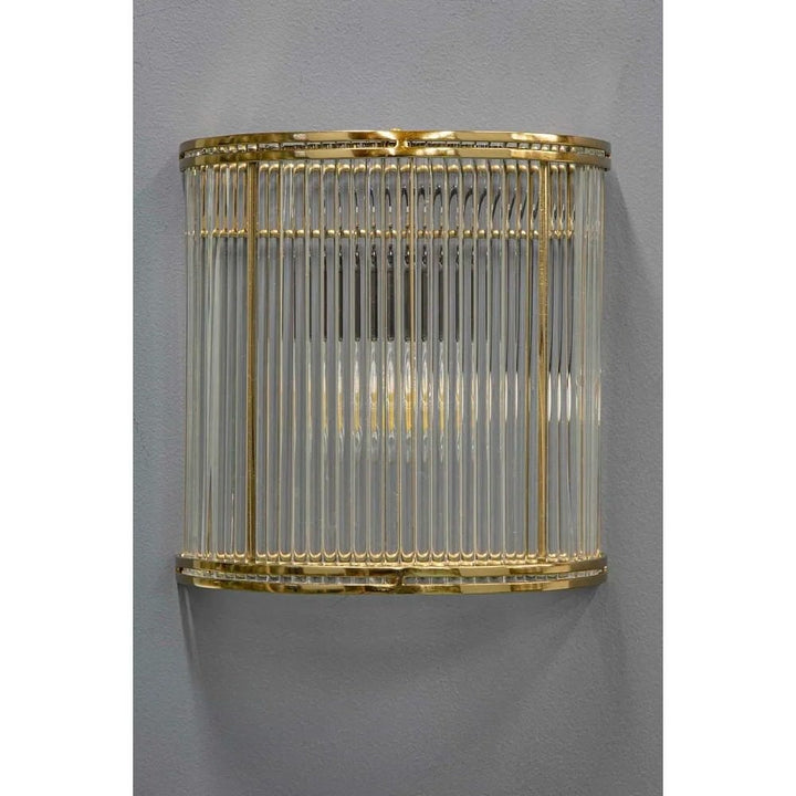 Verre Half Round Glass Wall Light