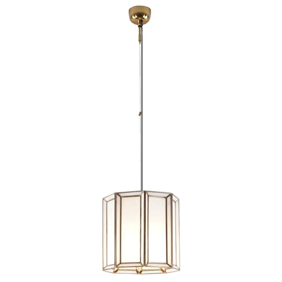 Deakin Metal & Glass Pendant Light