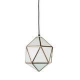 Valentine Brass & Glass Pendant Light