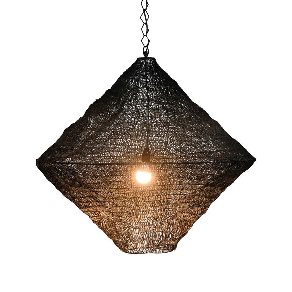 Metropolitan Metal Pendant Light, Medium, Black