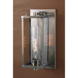 Pavillion IP54 Metal Indoor / Outdoor Wall Light, Antique Silver
