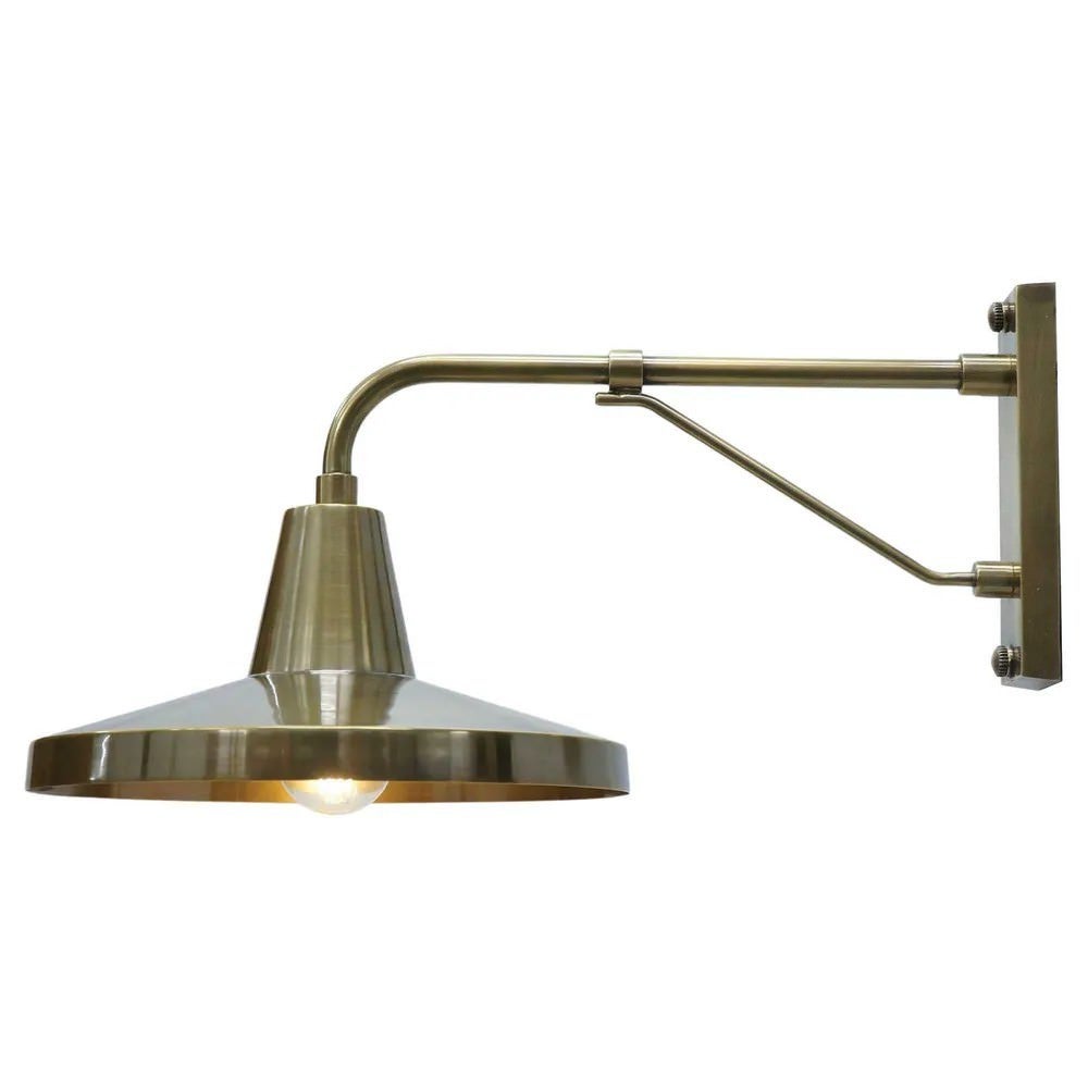 Trinity Brass Wall Light, Antique Brass