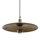 Henry Brass Pendant Light, Antique Brass