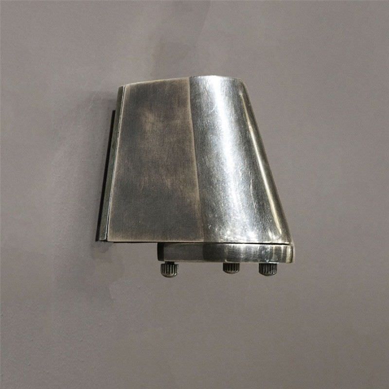 Seaman Metal Wall Light, Antique Silver