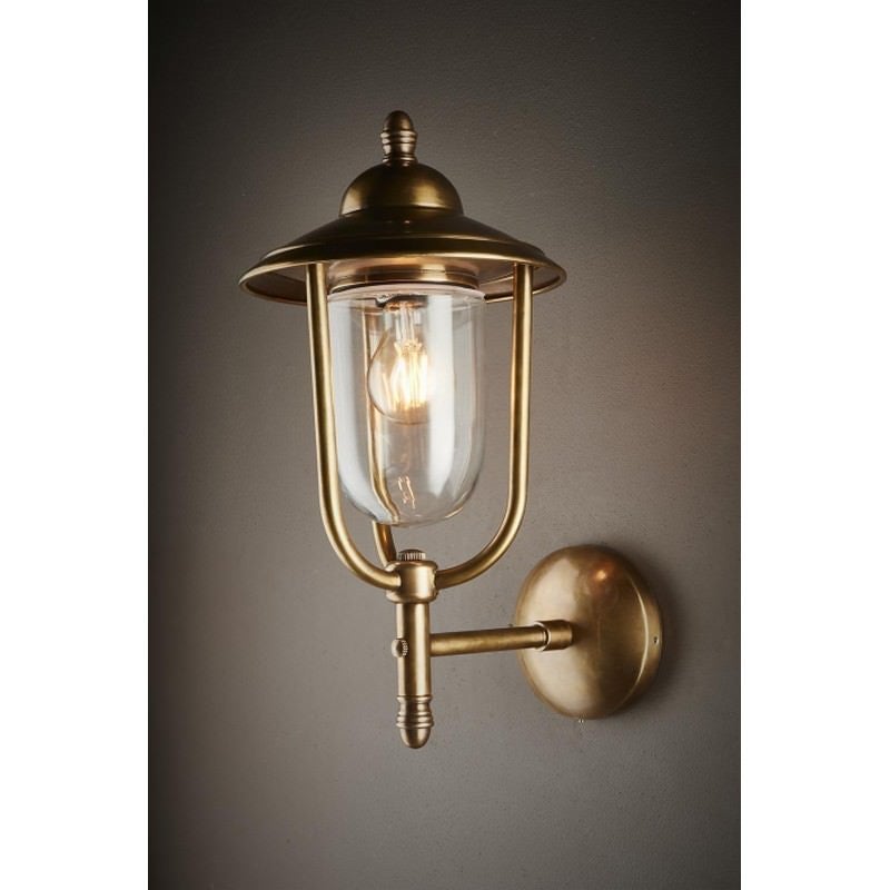 Pier Metal Wall Sconce, Antique Brass