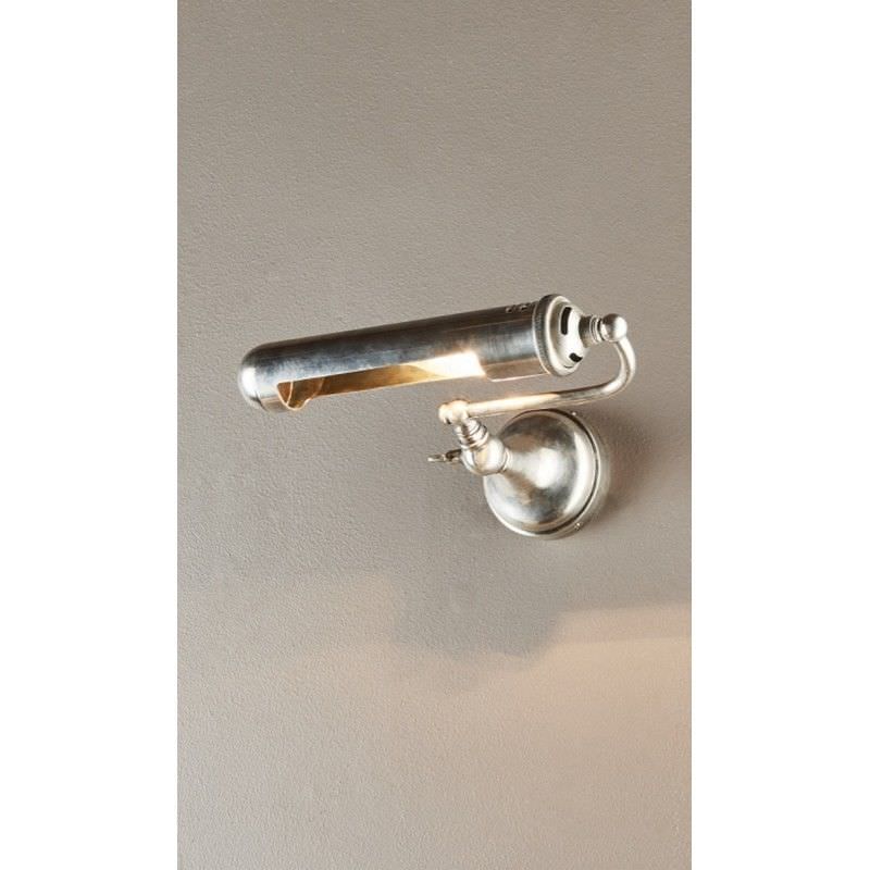 Hopetown Metal Picture Wall Light, Antique Silver