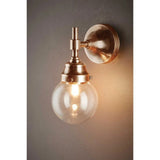 Iceberg IP54 Indoor / Outdoor Wall Light, Antique Brass
