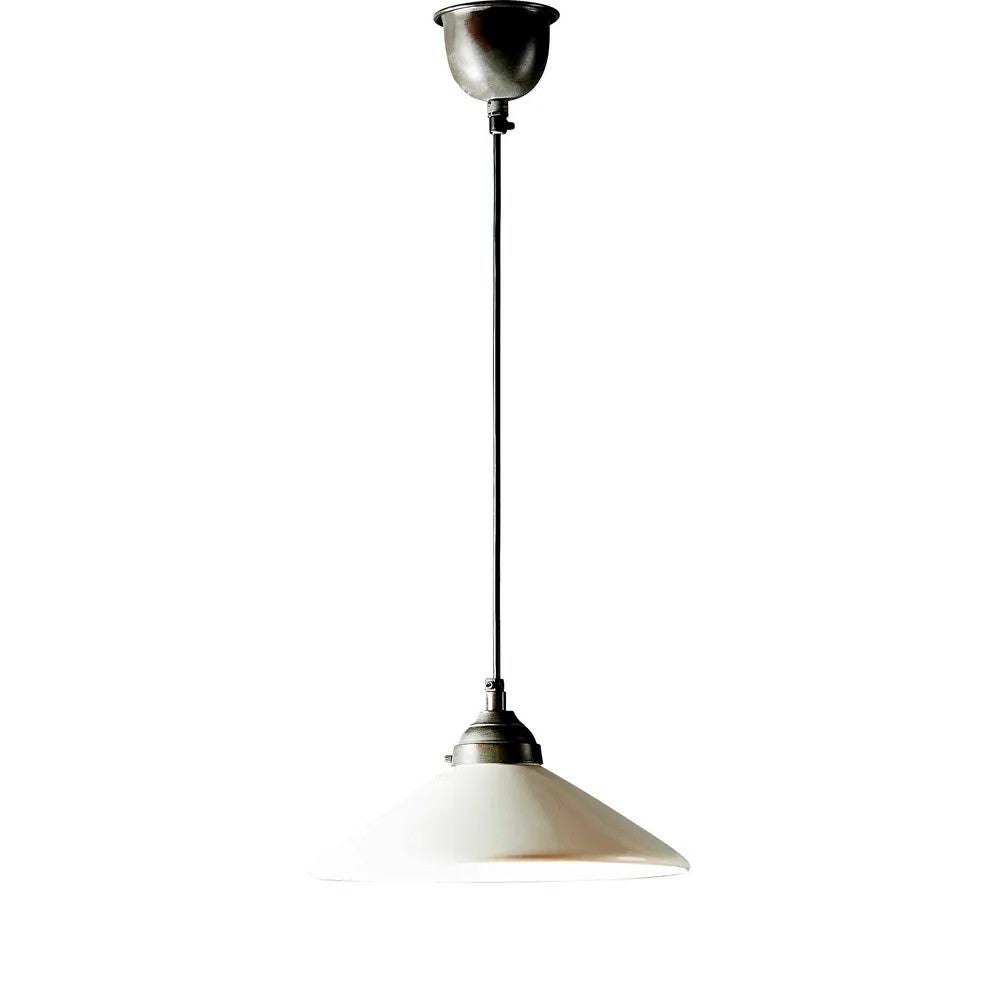 Newport Ceramic Dish Pendant Light, Large