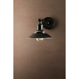 Bristol Metal Wall Light, Black