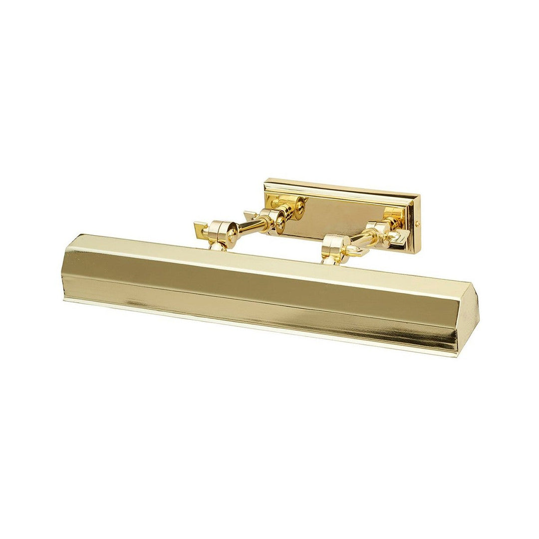 Chawton Metal Adjustable Picture Wall Light, Medium, Polished Brass