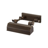 Chawton Metal Adjustable Picture Wall Light, Small, Dark Bronze