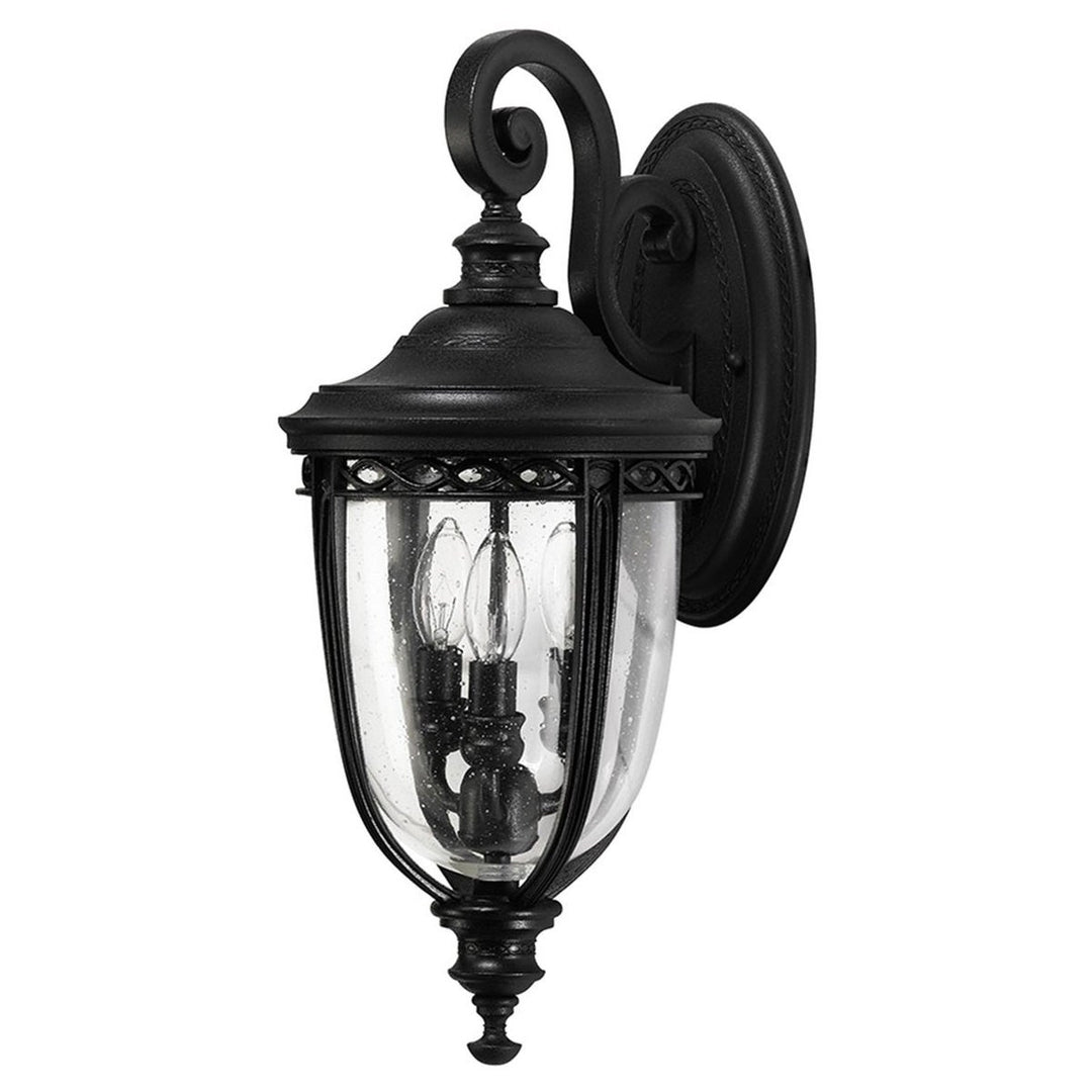 English Bridle IP44 Exterior Wall Lantern, Medium, Black