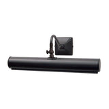 Conos Iron Adjustable Picture Wall Light, Medium, Black