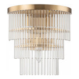 Giorgio Cascading Glass Tube Wall Light