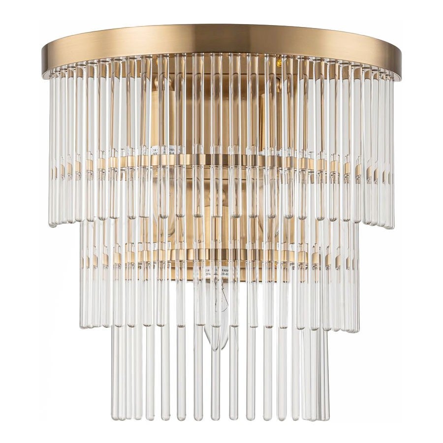 Giorgio Cascading Glass Tube Wall Light