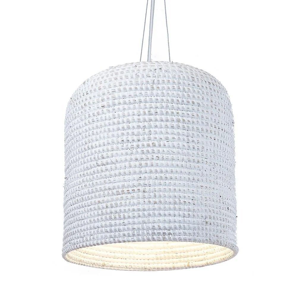 Lombok Rattan Pendant Light, Cream