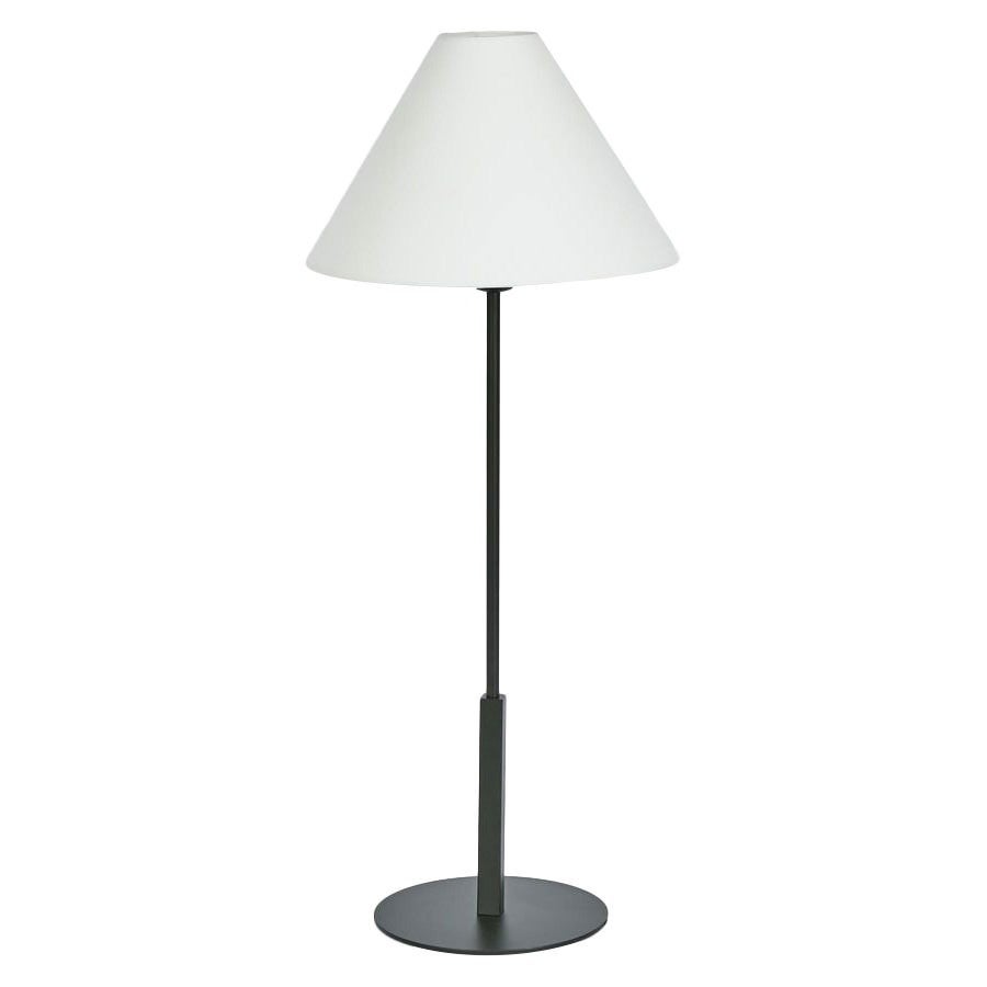 Alpine Brass Base Table Lamp, Black