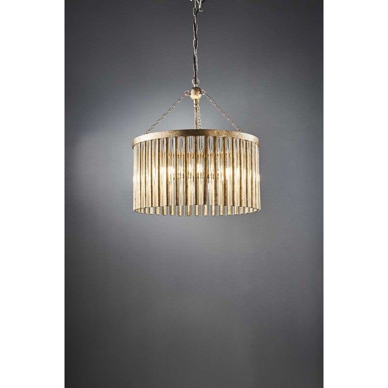 Midtown Metal & Crystal Pendant Light