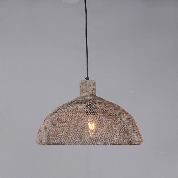Valentino Metal Mesh Pendant Light, Large, Rust