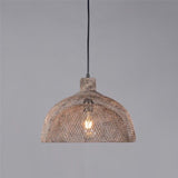 Valentino Metal Mesh Pendant Light, Medium, Rust