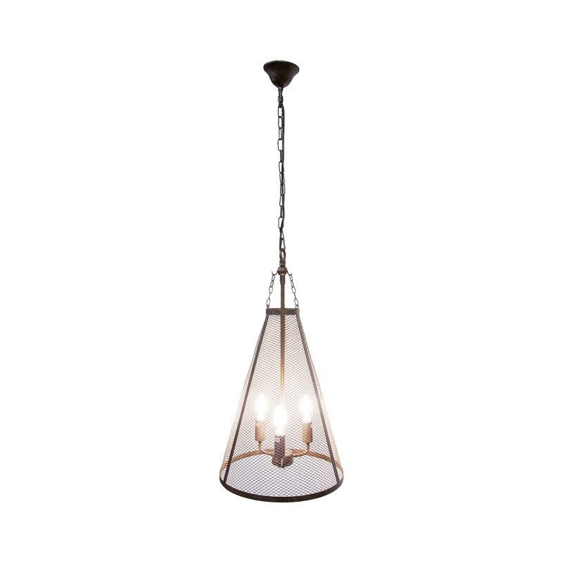 Walker Metal Mesh Pendant Light, Bronze