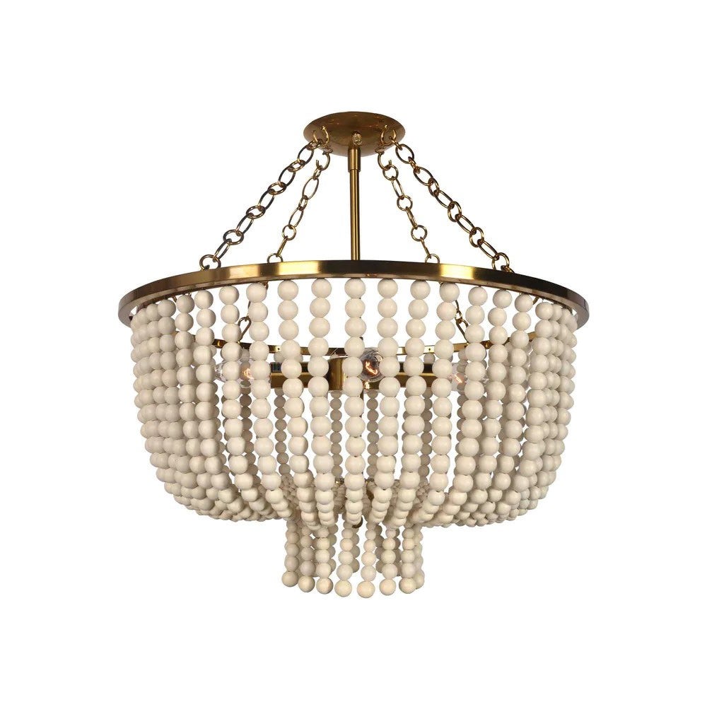Mayflower Beaded Pendant Light
