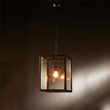 Archie Rose Metal and Glass Pendant Light, Small