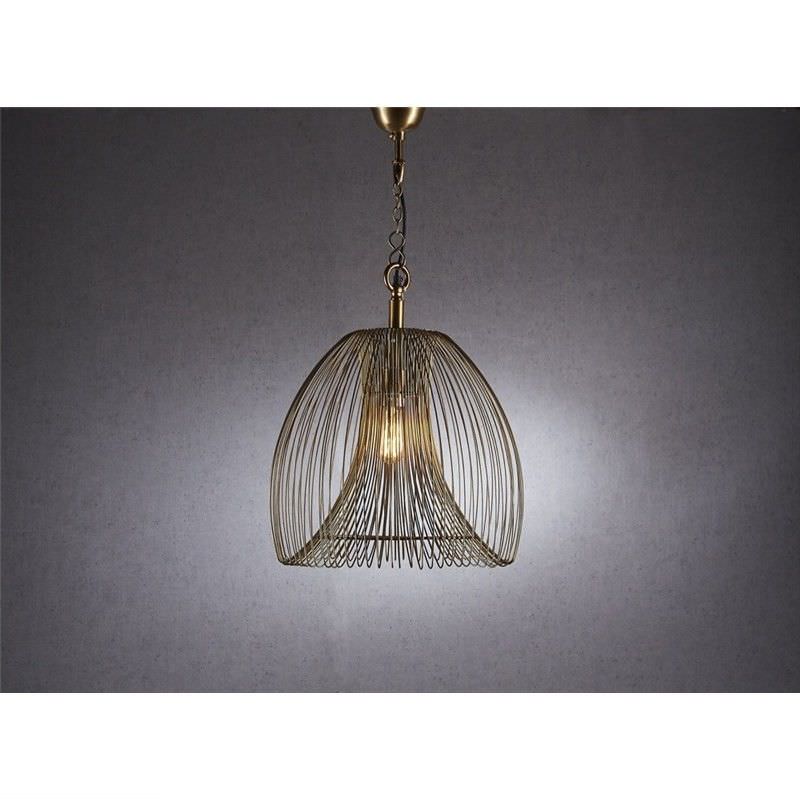 Baker Metal Pendant Light - Large
