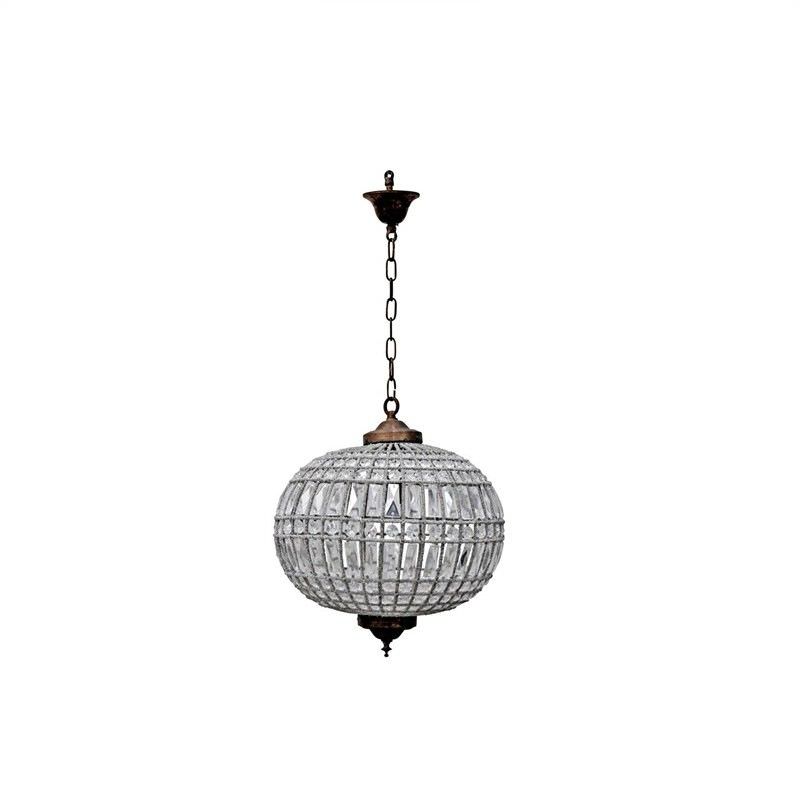 Palermo Italian Inspired Crystal Pendant Light, 40cm