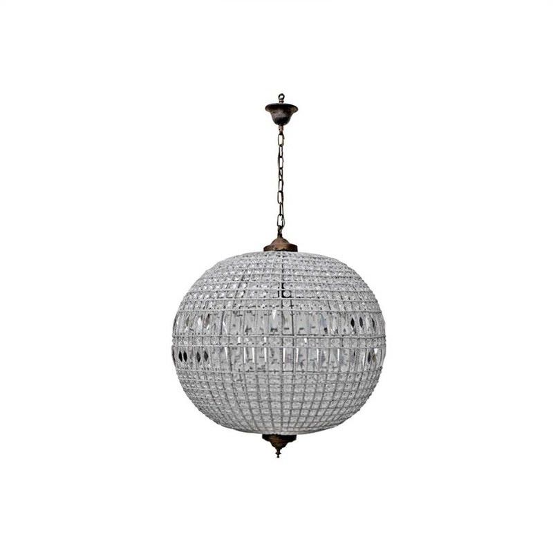 Palermo Italian Inspired Crystal Pendant Light, 50cm