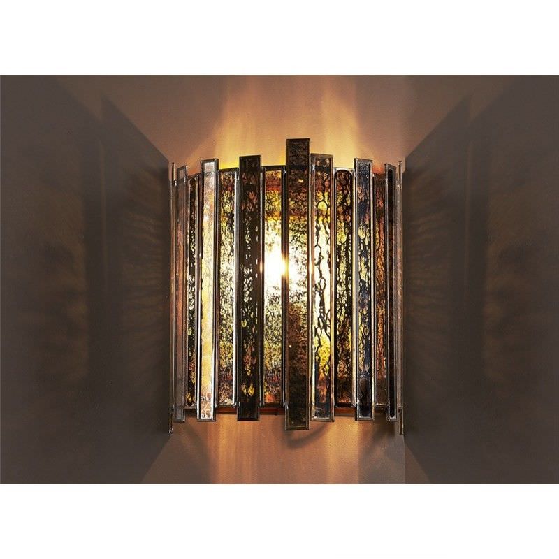 Monroe Half Round Glass Wall Light