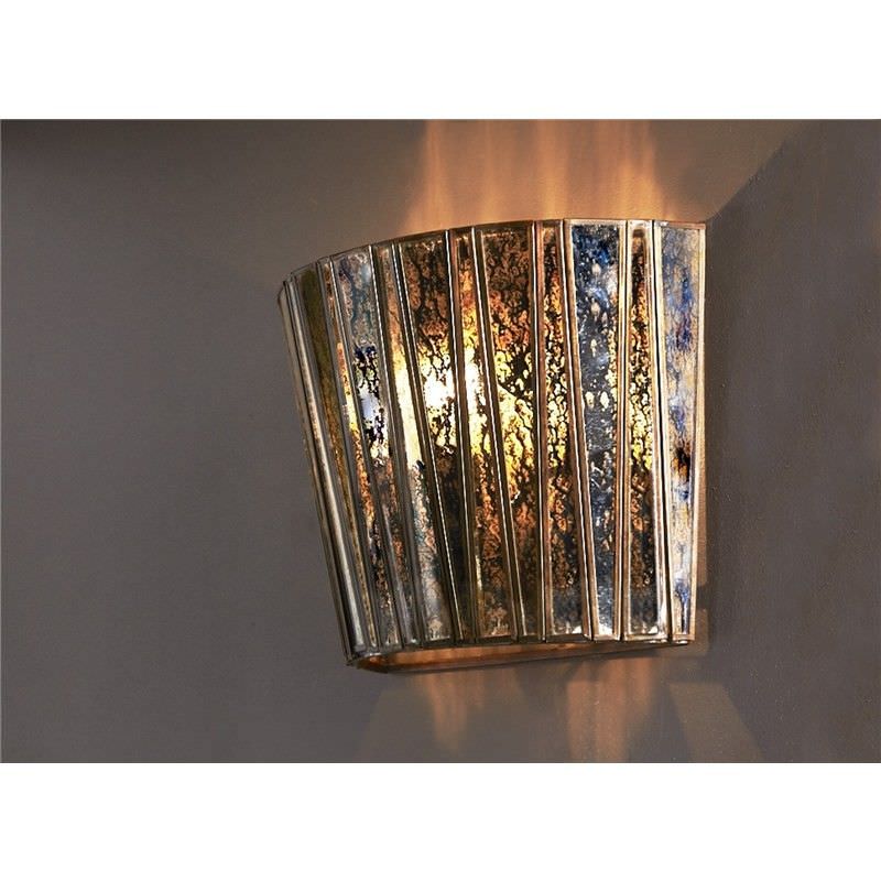 Roosevelt Half Round Glass Wall Light