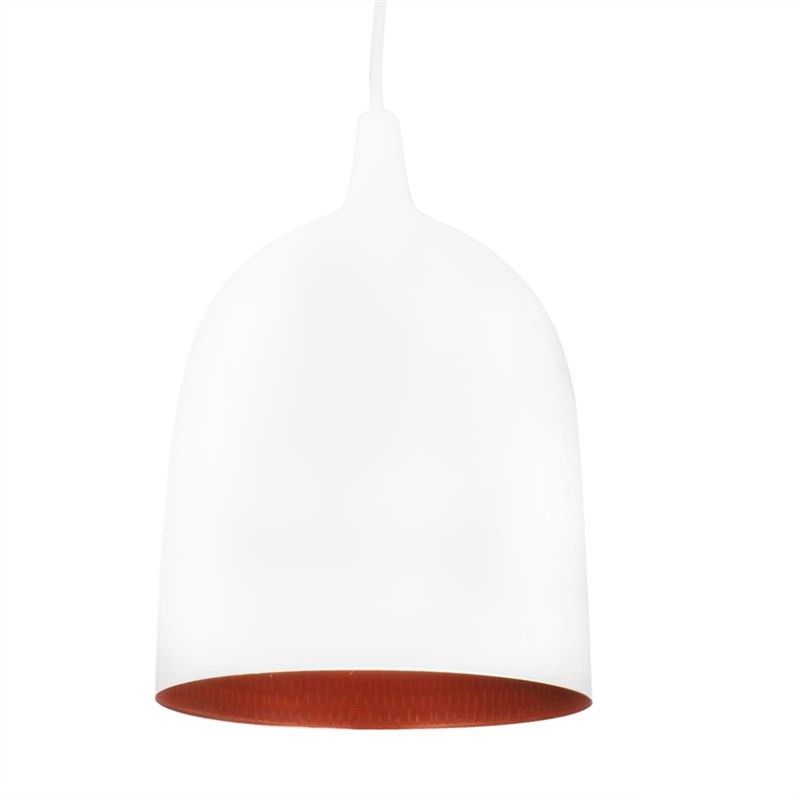 Lumi-R Metal Pendant Light - White/Copper