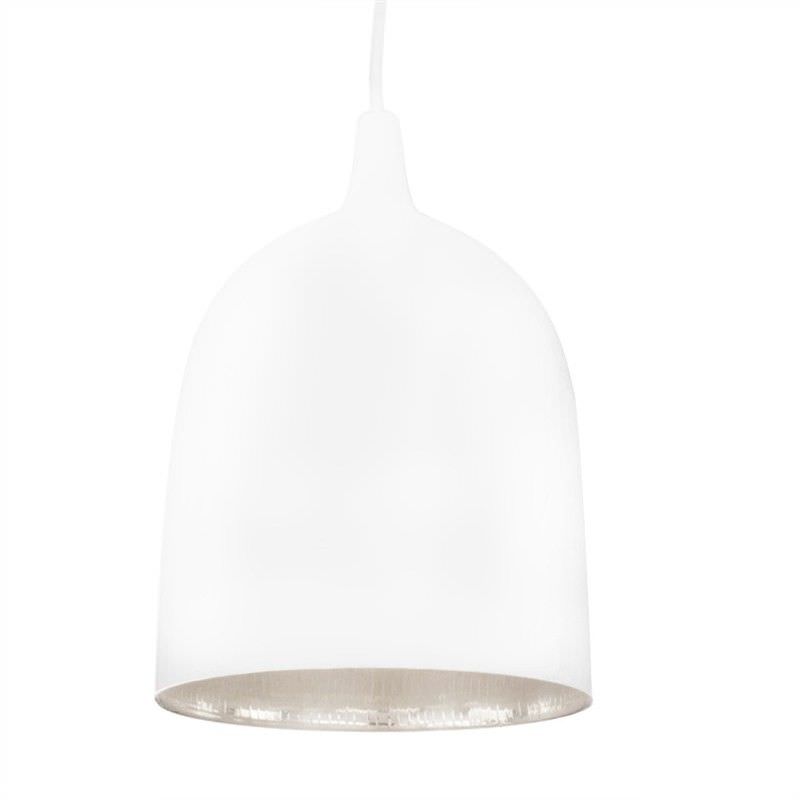 Lumi-R Metal Pendant Light - White/Silver