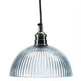 Fratelli Ribbed Glass Pendant Light