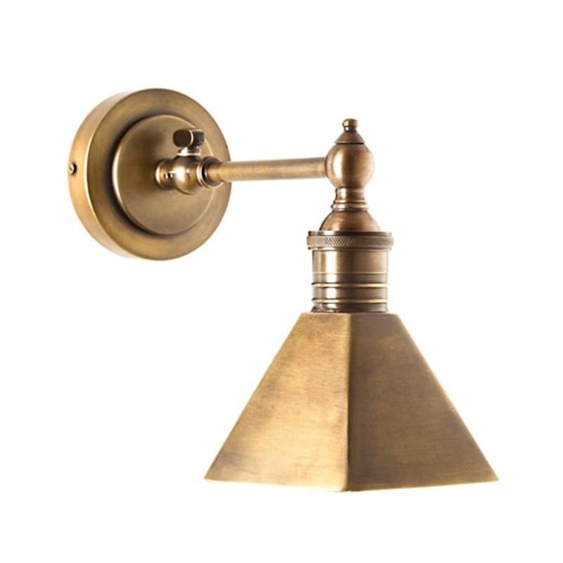 Mayfair Metal Wall Sconce - Antique Brass