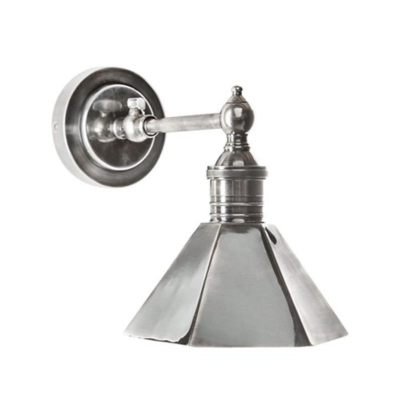 Mayfair Metal Wall Sconce - Antique Silver